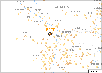 map of Vrta