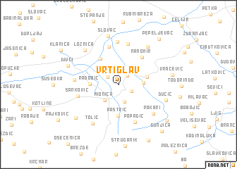 map of Vrtiglav