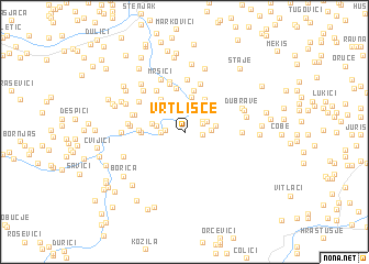 map of Vrtlišće