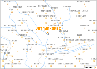 map of Vrtnjakovec