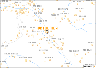 map of Vrtolnica