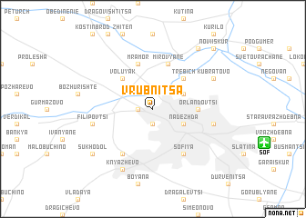 map of Vrŭbnitsa