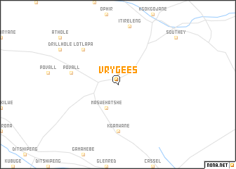 map of Vrygees