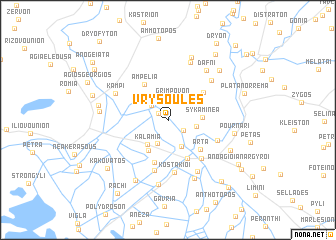 map of Vrysoúles