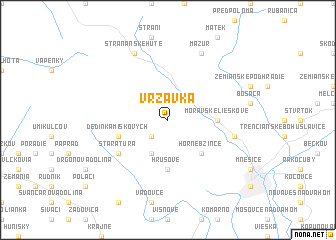 map of Vrzavka