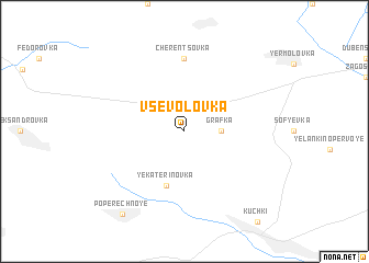 map of Vsevolovka