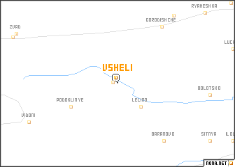 map of Vsheli