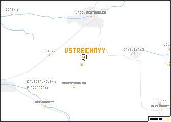 map of Vstrechnyy