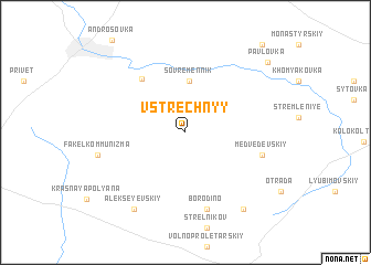 map of Vstrechnyy