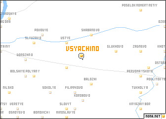 map of Vsyachino