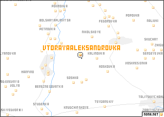 map of Vtoraya Aleksandrovka