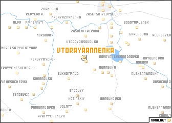 map of Vtoraya Annenka