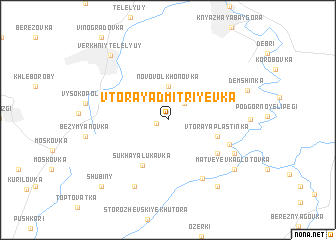 map of Vtoraya Dmitriyevka