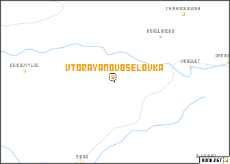 map of Vtoraya Novosëlovka