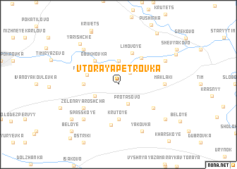 map of Vtoraya Petrovka