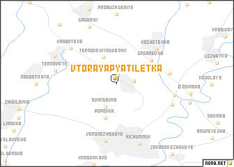 map of Vtoraya Pyatiletka