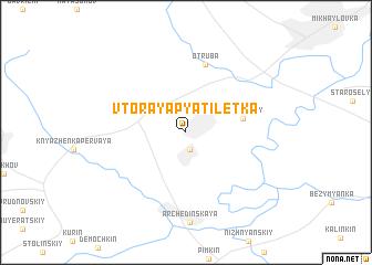 map of Vtoraya Pyatiletka