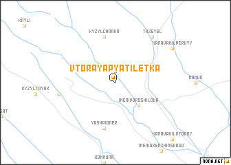 map of Vtoraya Pyatiletka