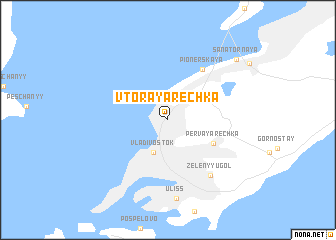 map of Vtoraya Rechka