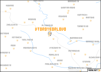 map of Vtoroye Orlovo