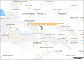 map of Vtoroye Potapovo