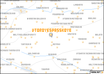 map of Vtoroye Spasskoye