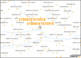 map of Vtoroye Teter\