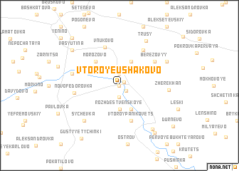 map of Vtoroye Ushakovo