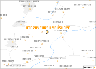 map of Vtoroye Vasil\