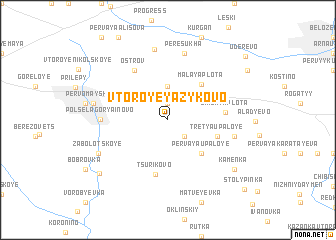 map of Vtoroye Yazykovo