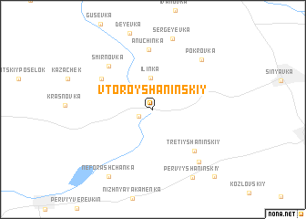map of Vtoroy Shaninskiy