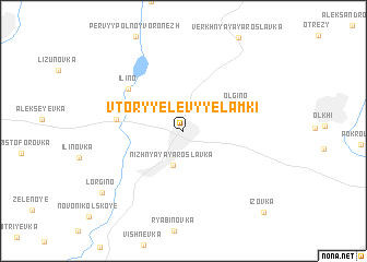 map of Vtoryye Levyye Lamki