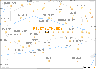 map of Vtoryye Yaldry