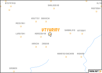 map of Vtyuriny