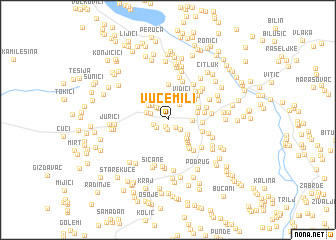 map of Vučemili