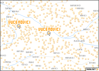 map of Vučenovići