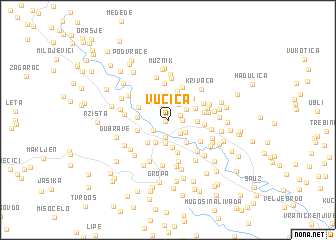 map of Vučica