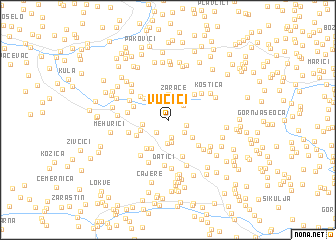 map of Vučići