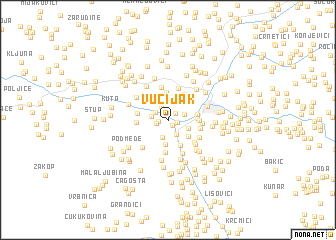 map of Vučijak