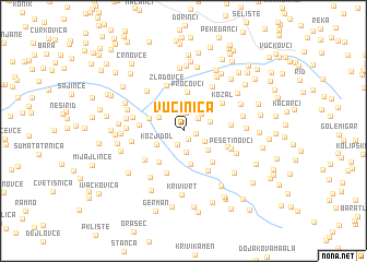 map of Vučinica