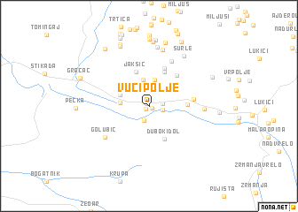 map of Vučipolje