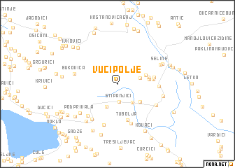 map of Vučipolje