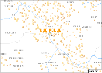 map of Vučipolje