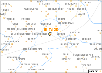 map of Vučjak