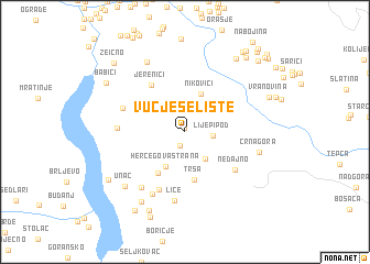 map of Vučje Selište