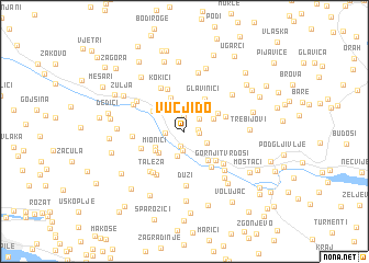 map of Vučji Do