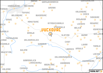 map of Vučkovac