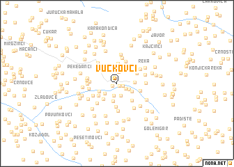 map of Vučkovci