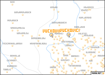 map of Vučkovići