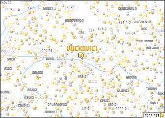 map of Vučkovići